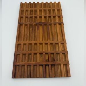 Vintage Dansk Teakwood Trivet by Jens Quistgaard, Circa 1950s